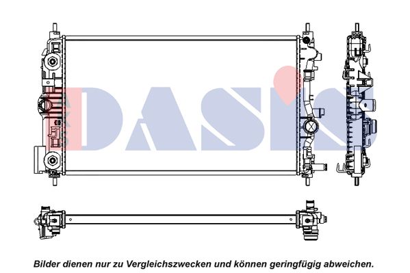 AKS DASIS Radiaator,mootorijahutus 150105N